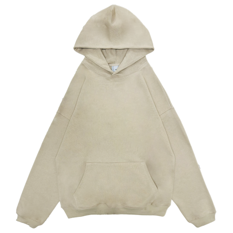 French Terry Hoodie - Stone