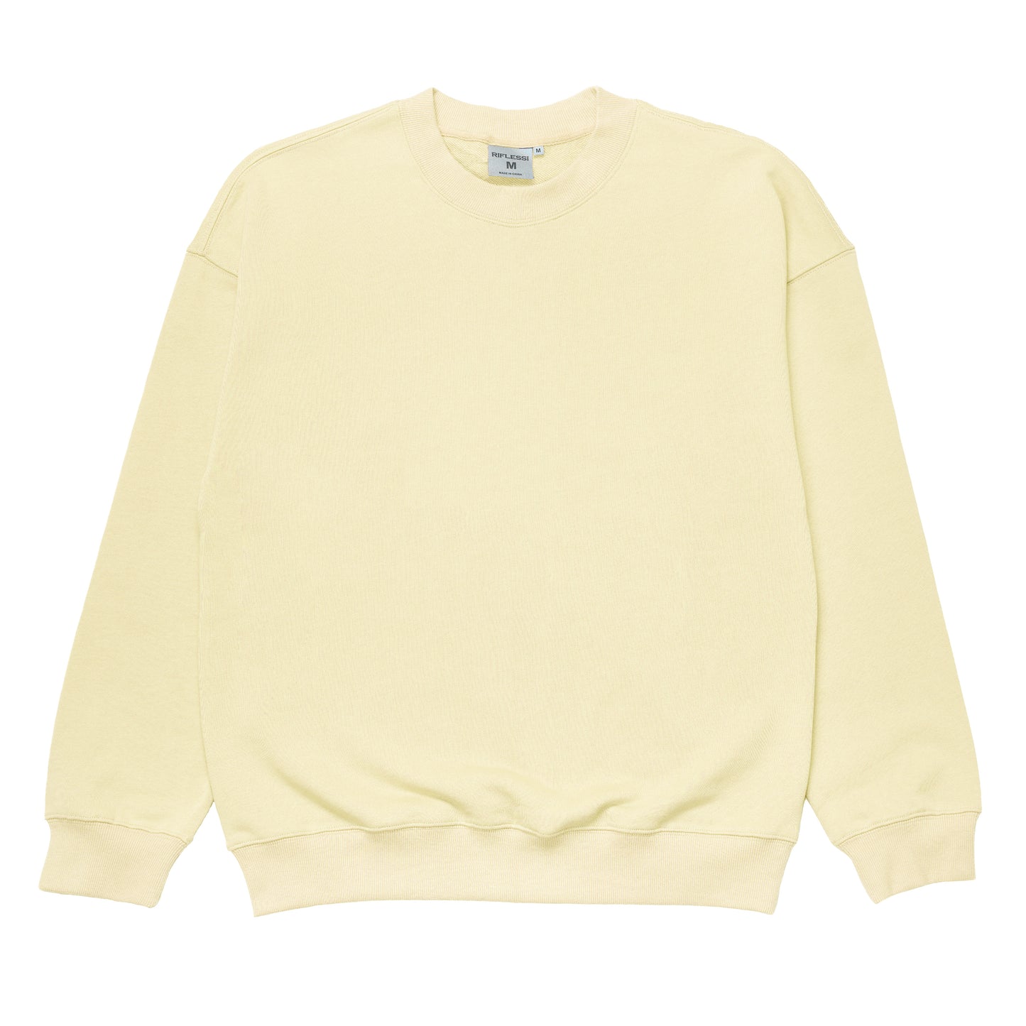 French Terry Crewneck Sweatshirt  - Butter Milk