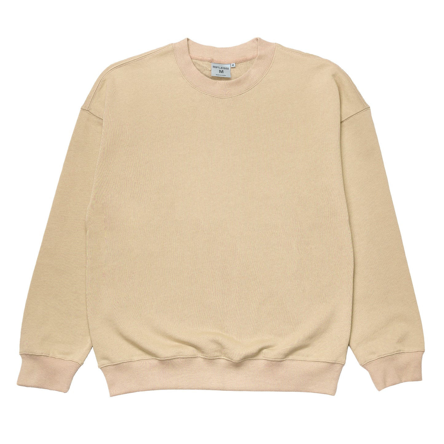 French Terry Crewneck Sweatshirt  - Khaki