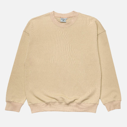 French Terry Crewneck Sweatshirt  - Khaki