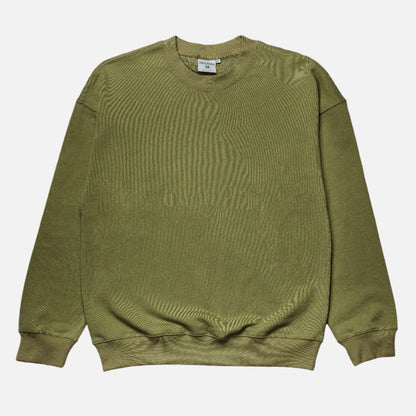 French Terry Crewneck Sweatshirt  - Olive