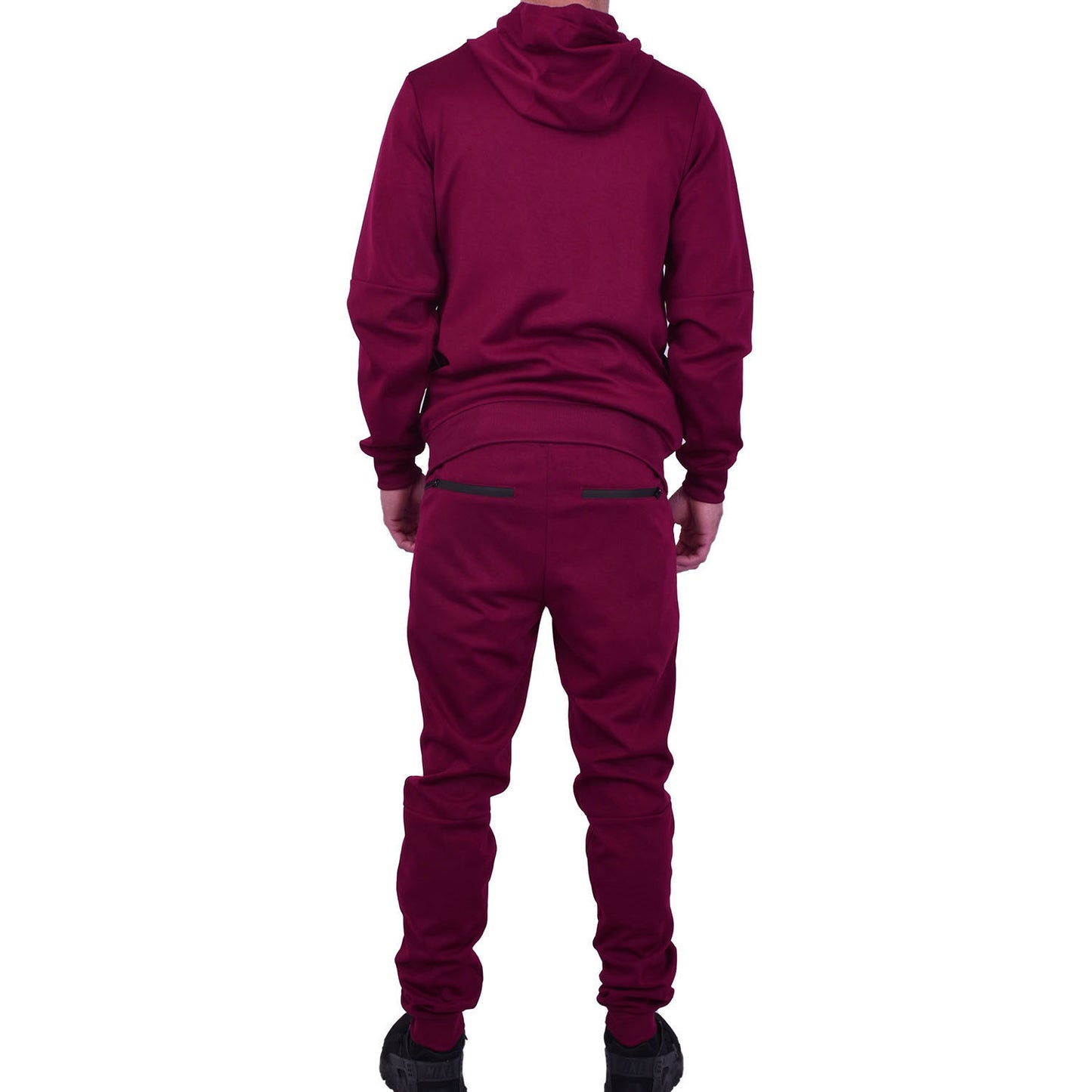 Men's Tech Fleece Tracksuit - Burgundy