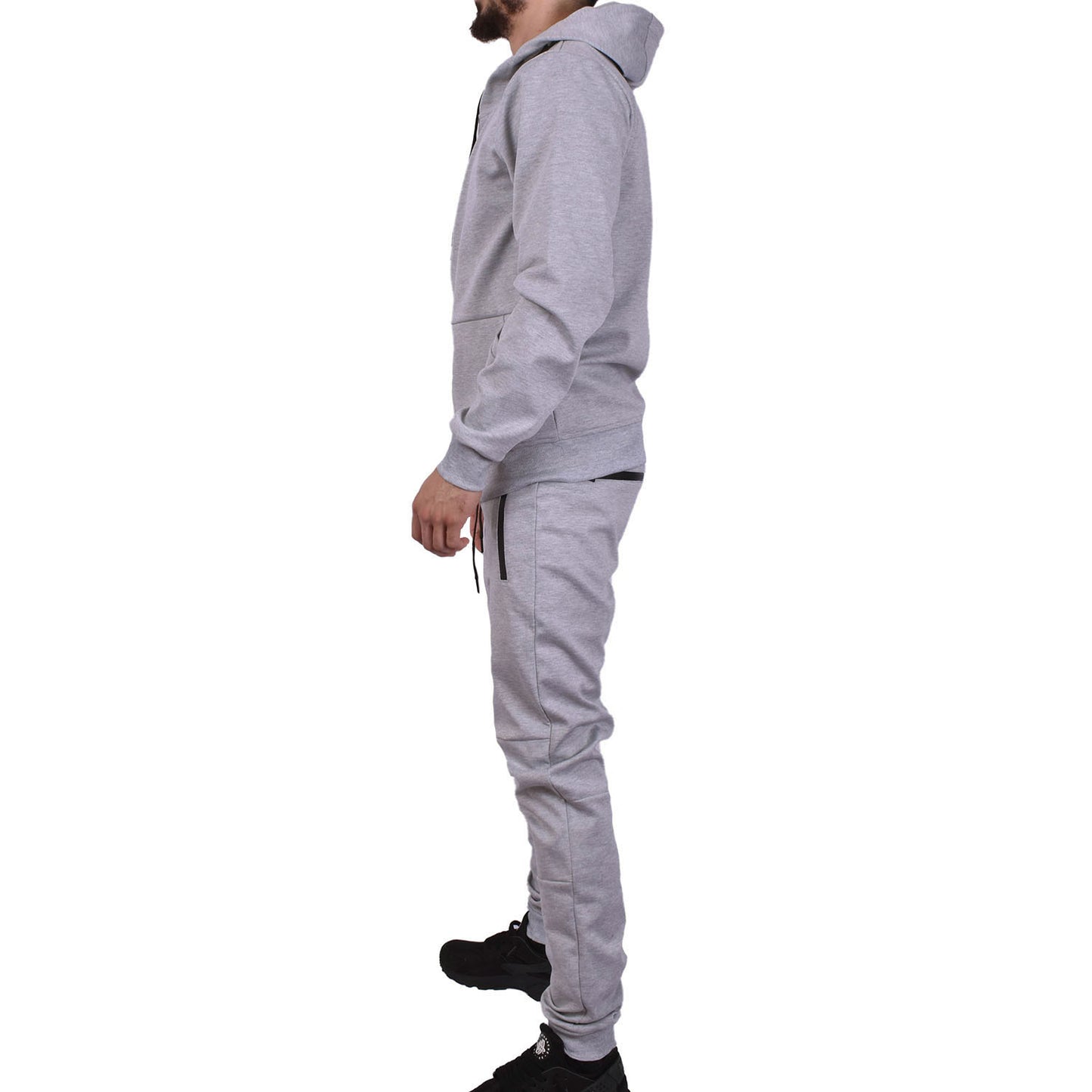 Men's Tech Fleece Tracksuit - Heather Grey