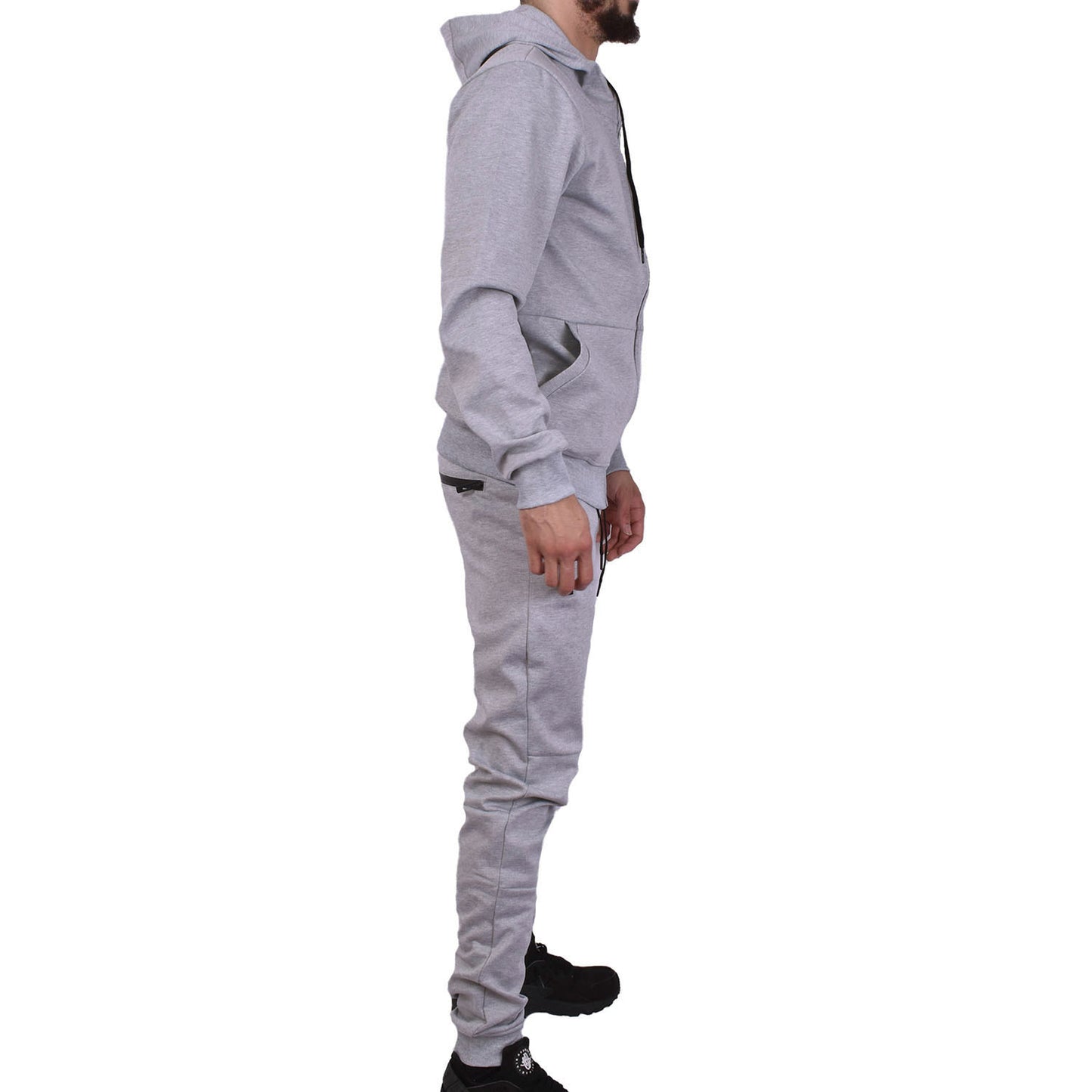 Men's Tech Fleece Tracksuit - Heather Grey