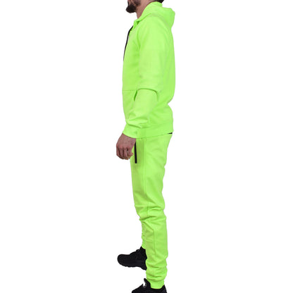 Men's Tech Fleece Tracksuit - Neon Green