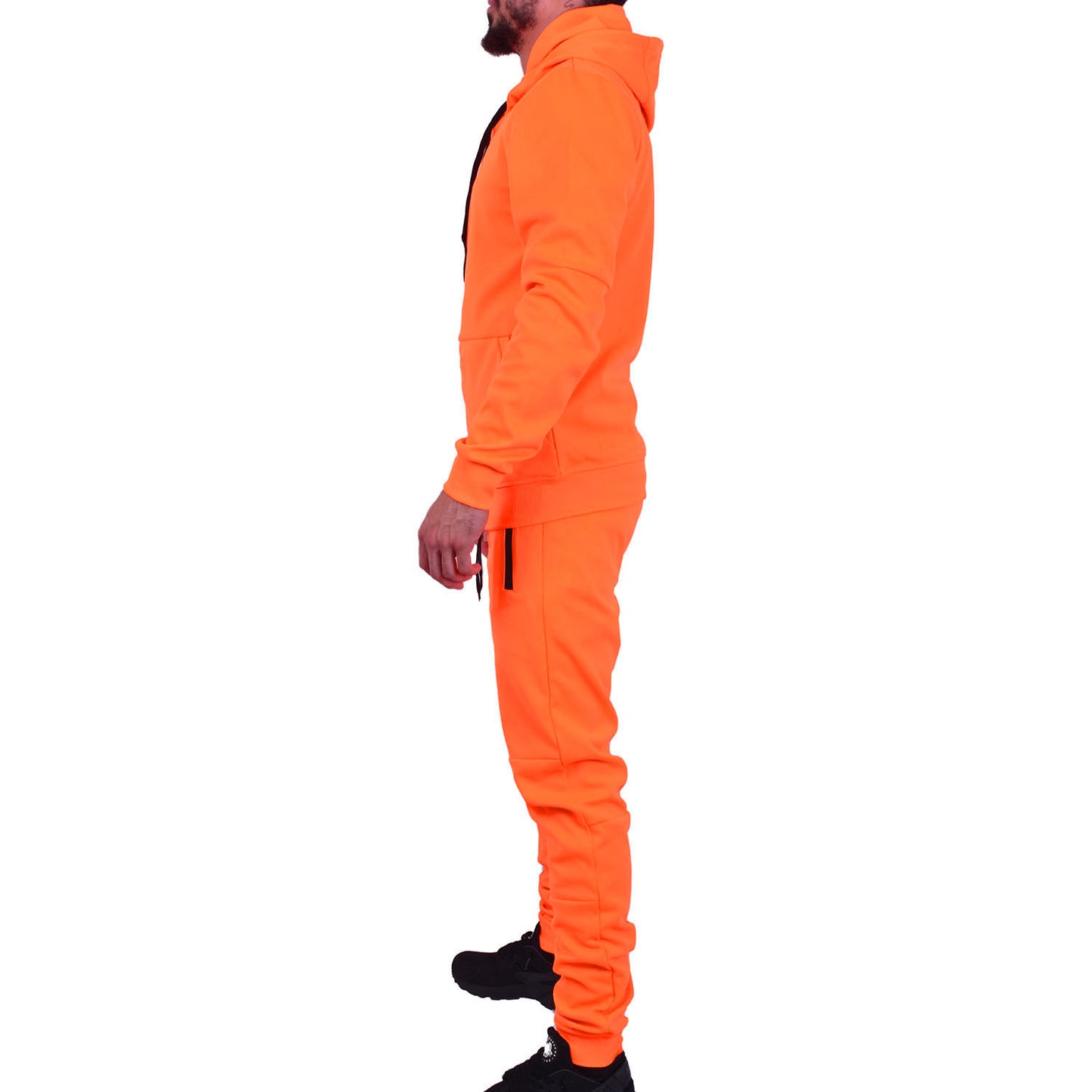 Men's Tech Fleece Tracksuit - Neon Orange