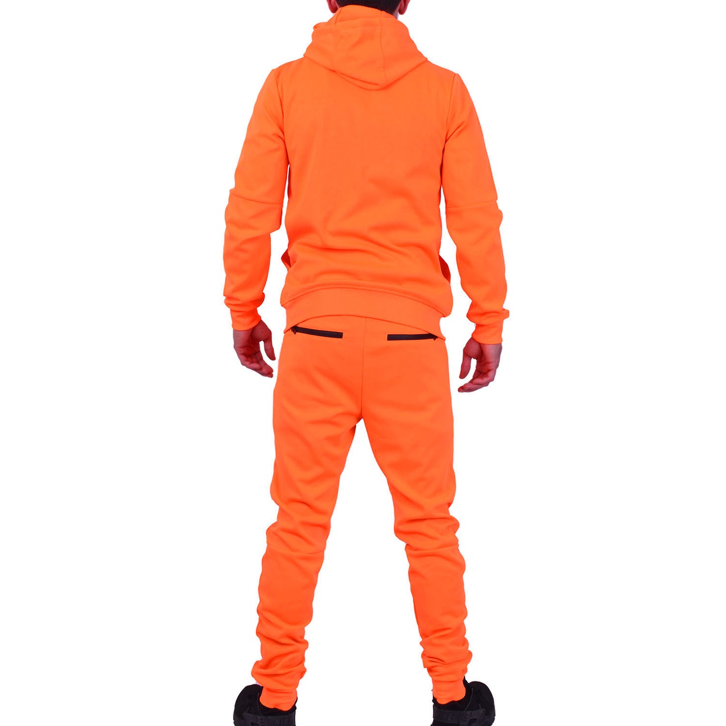 Men's Tech Fleece Tracksuit - Neon Orange