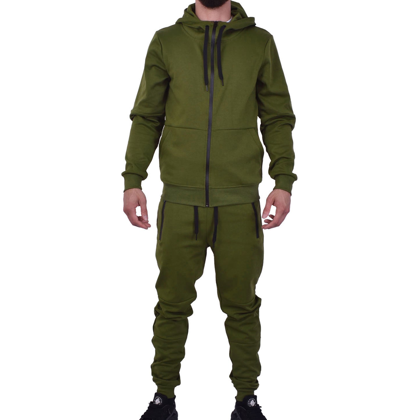 Men's Tech Fleece Tracksuit - Olive