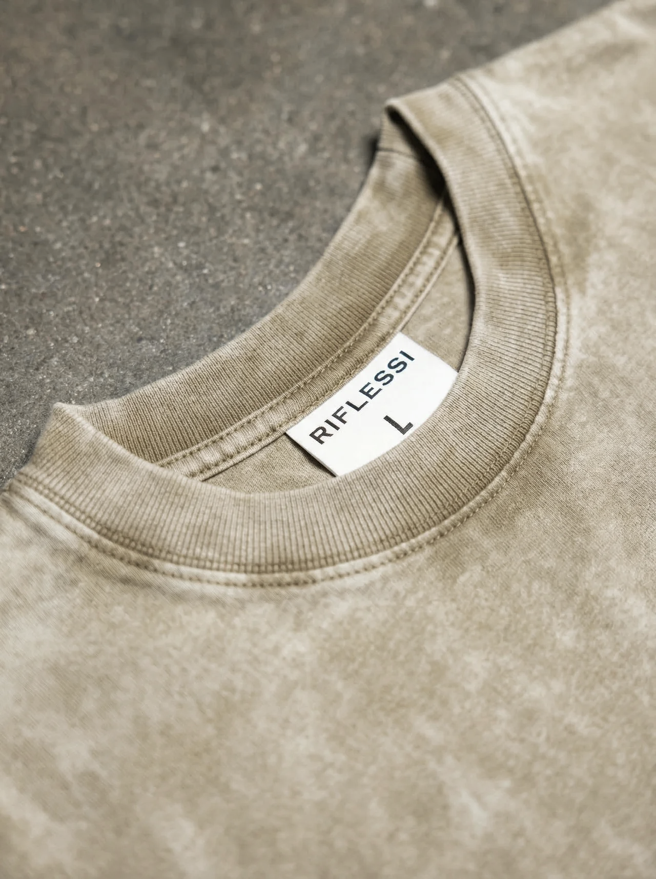 Vintage T Shirt - Mineral Khaki