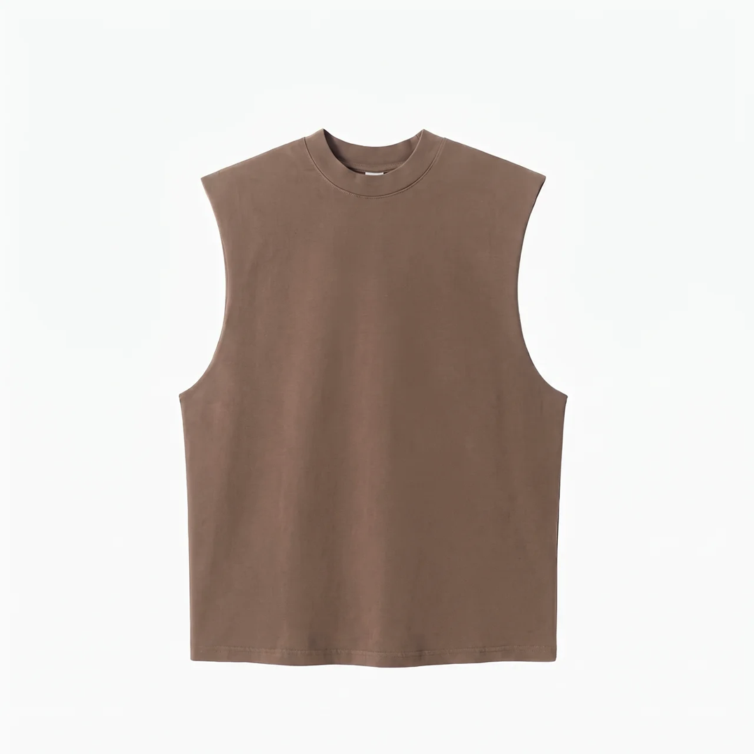 Canvas Muscle Tee - Mocha