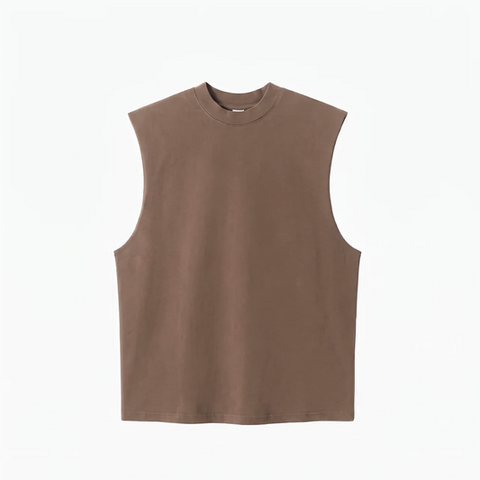 Canvas Muscle Tee - Mocha