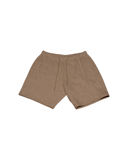 Canvas Fleece Shorts - Mocha