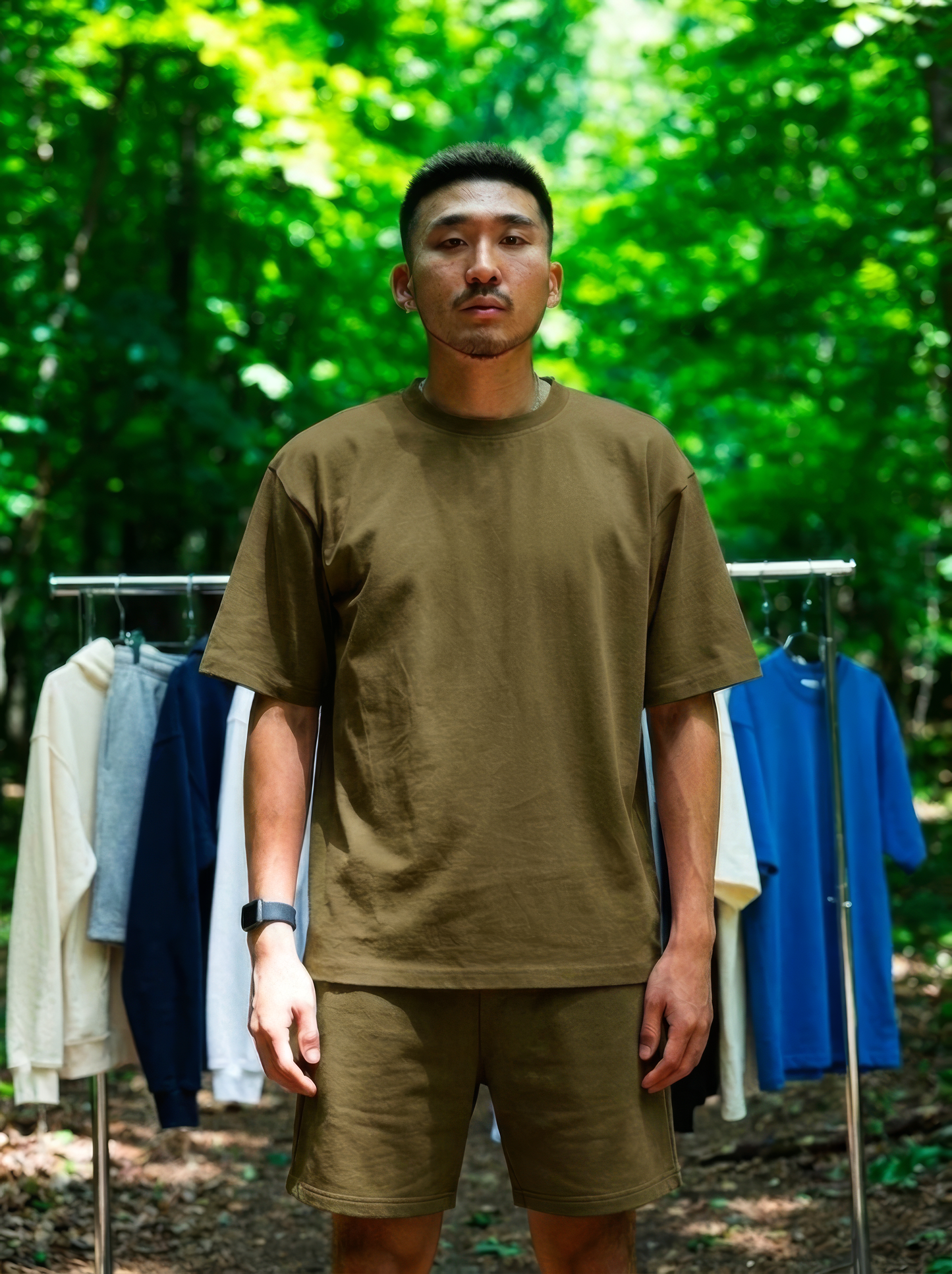Canvas T Shirt - Olive