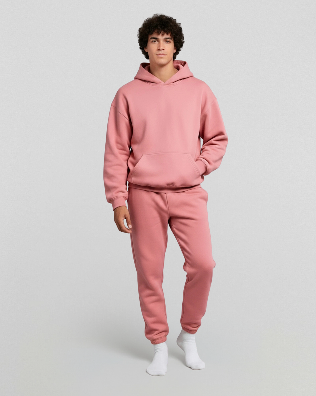 Cotton Fleece Set  - Rose Wine