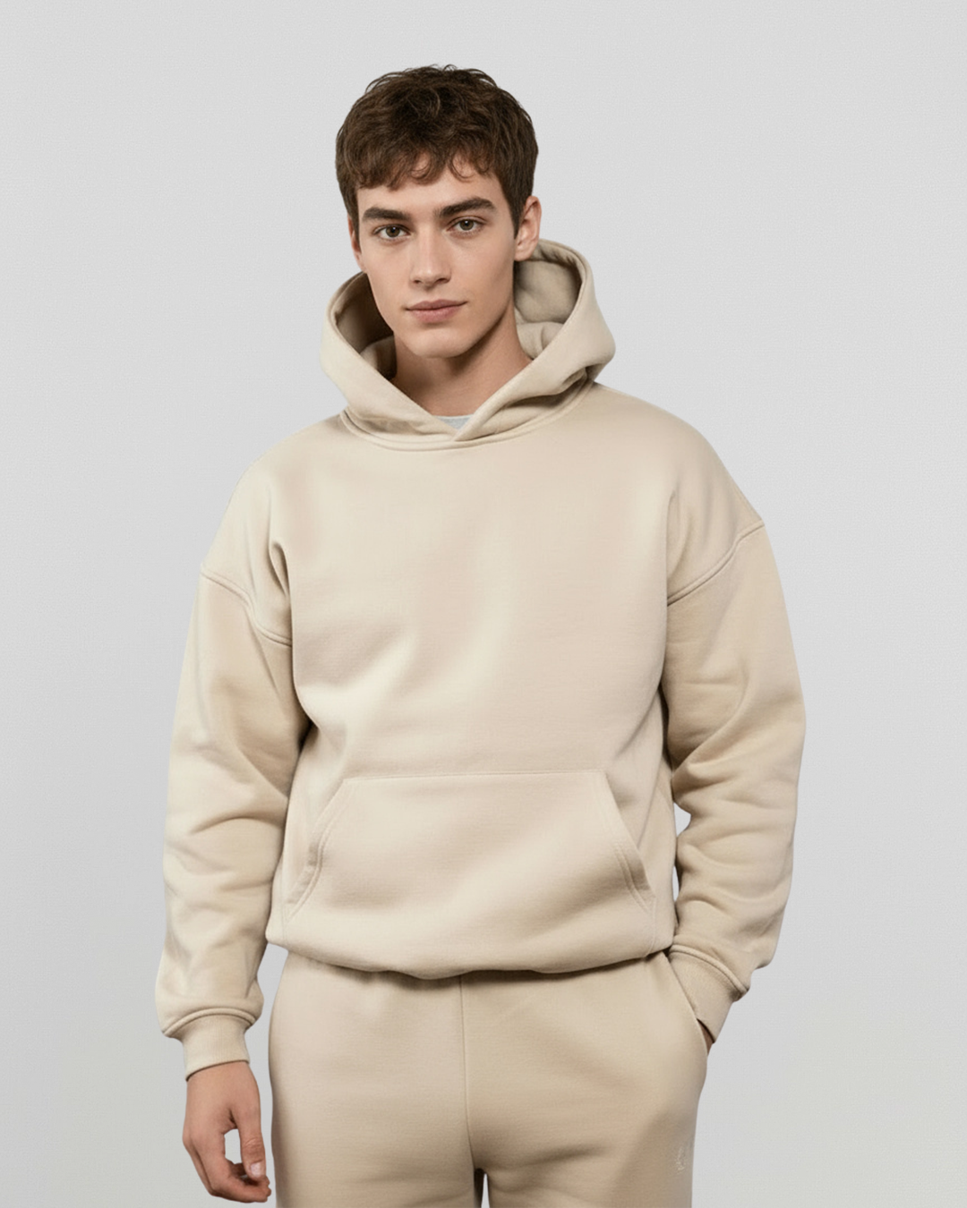Cotton Fleece Set - Sand