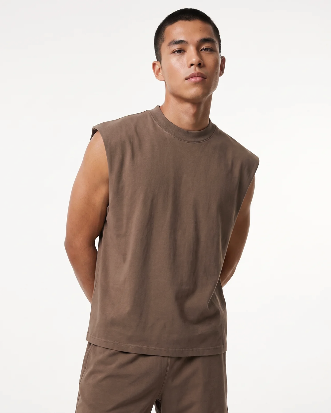 Canvas Muscle Tee - Mocha