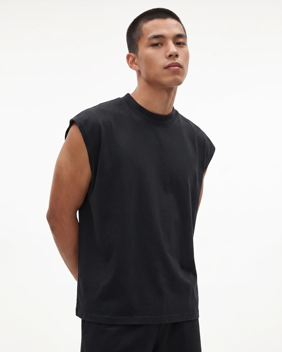 Canvas Muscle Tee - Black