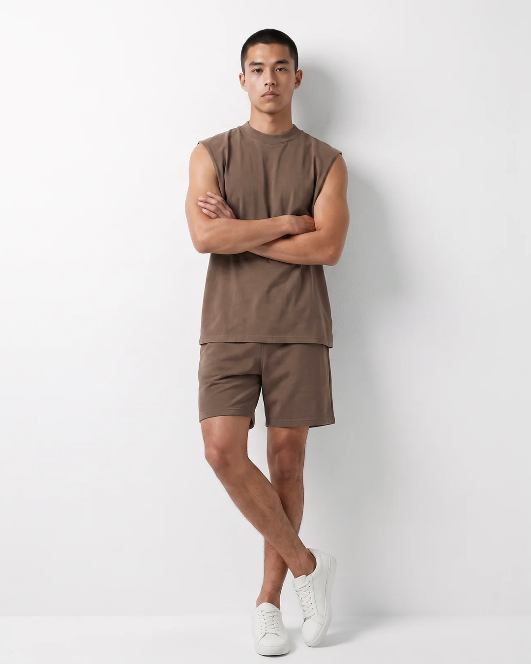 Canvas Muscle Tee - Mocha