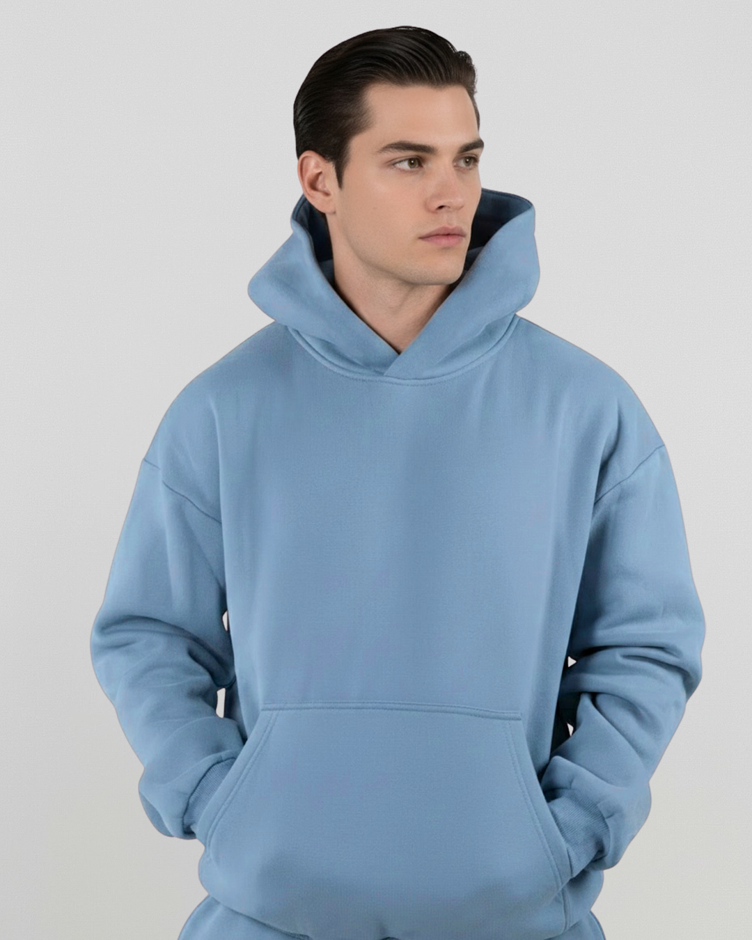 French Terry Set - Smokey Blue