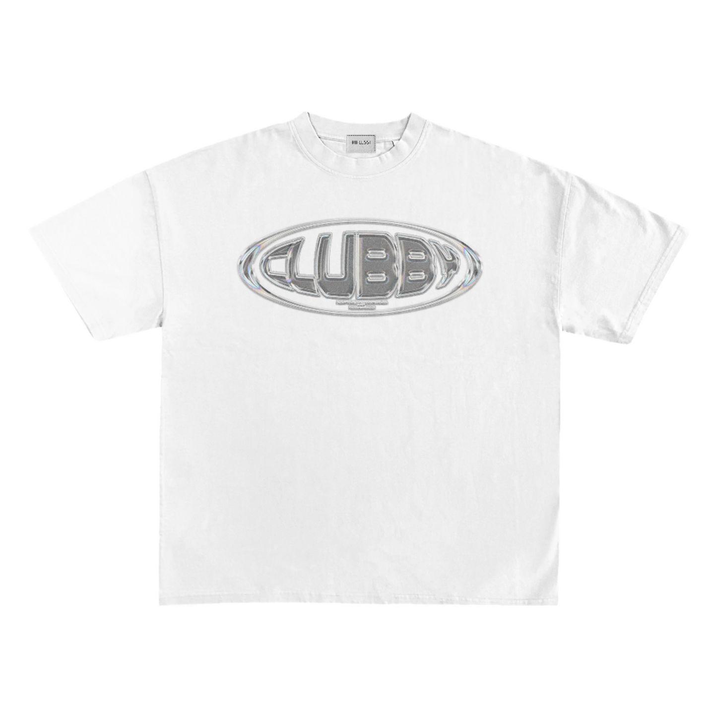 'Clubby' Logo Tee - White