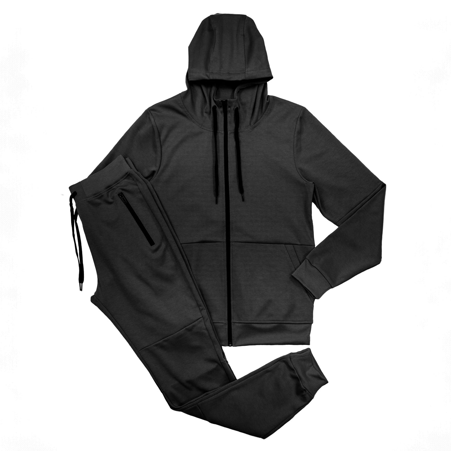 Women's Tech Fleece Tracksuit  - Black