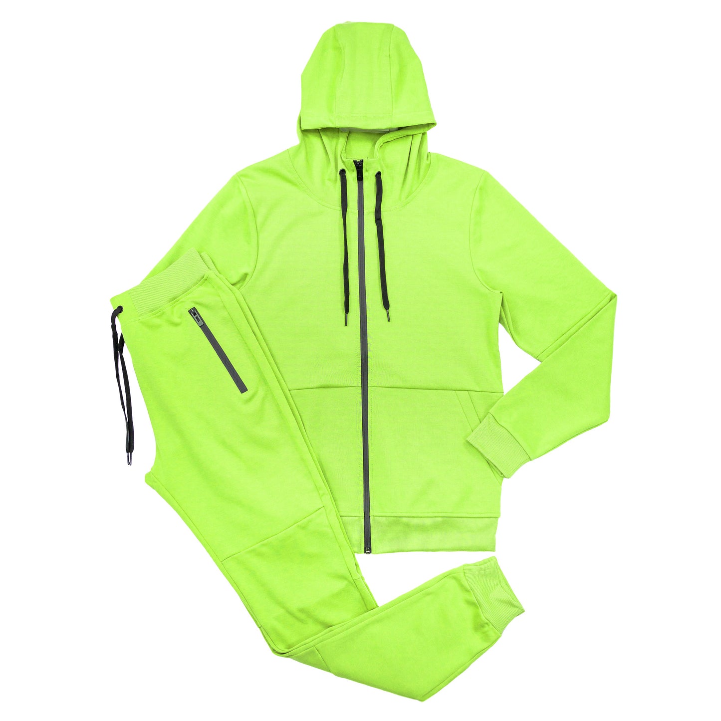 Men's Tech Fleece Tracksuit - Neon Green