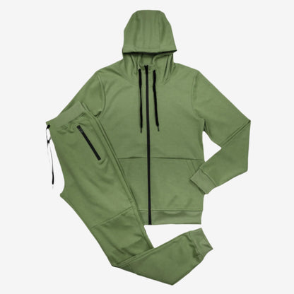 Men's Tech Fleece Tracksuit - Olive