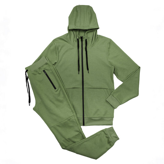 Men's Tech Fleece Tracksuit - Olive