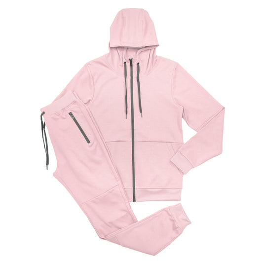 Men's Tech Fleece Tracksuit - Pale Pink