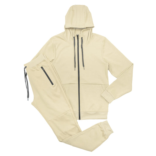 Men's Tech Fleece Tracksuit - Sand