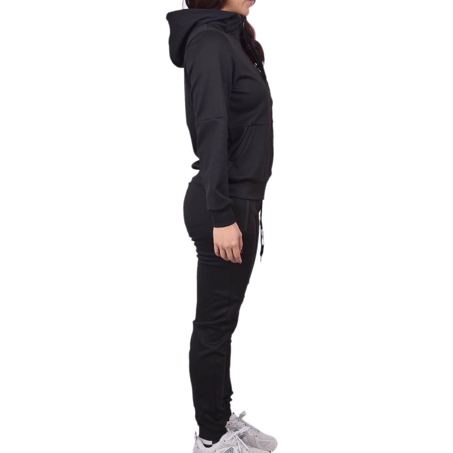 Women's Tech Fleece Tracksuit  - Black