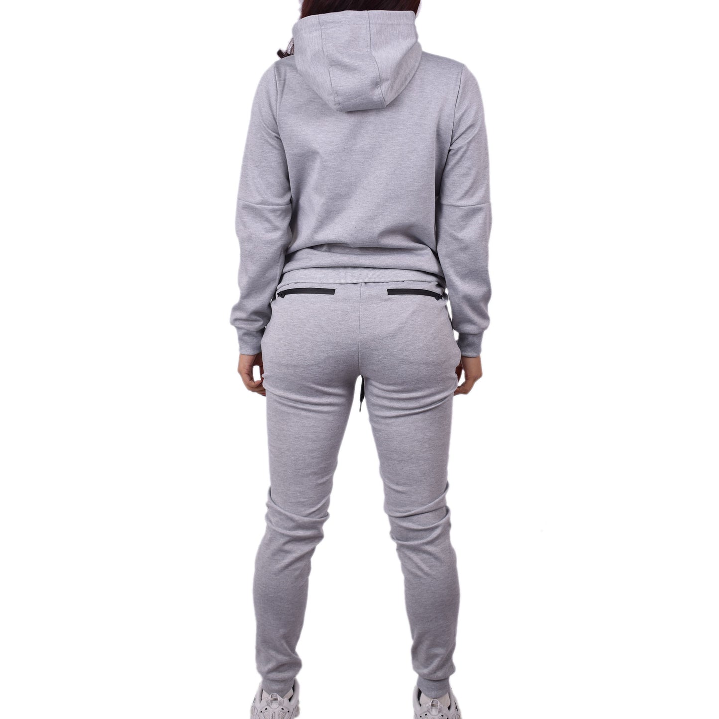 Women's Tech Fleece Tracksuit  - Heather Grey