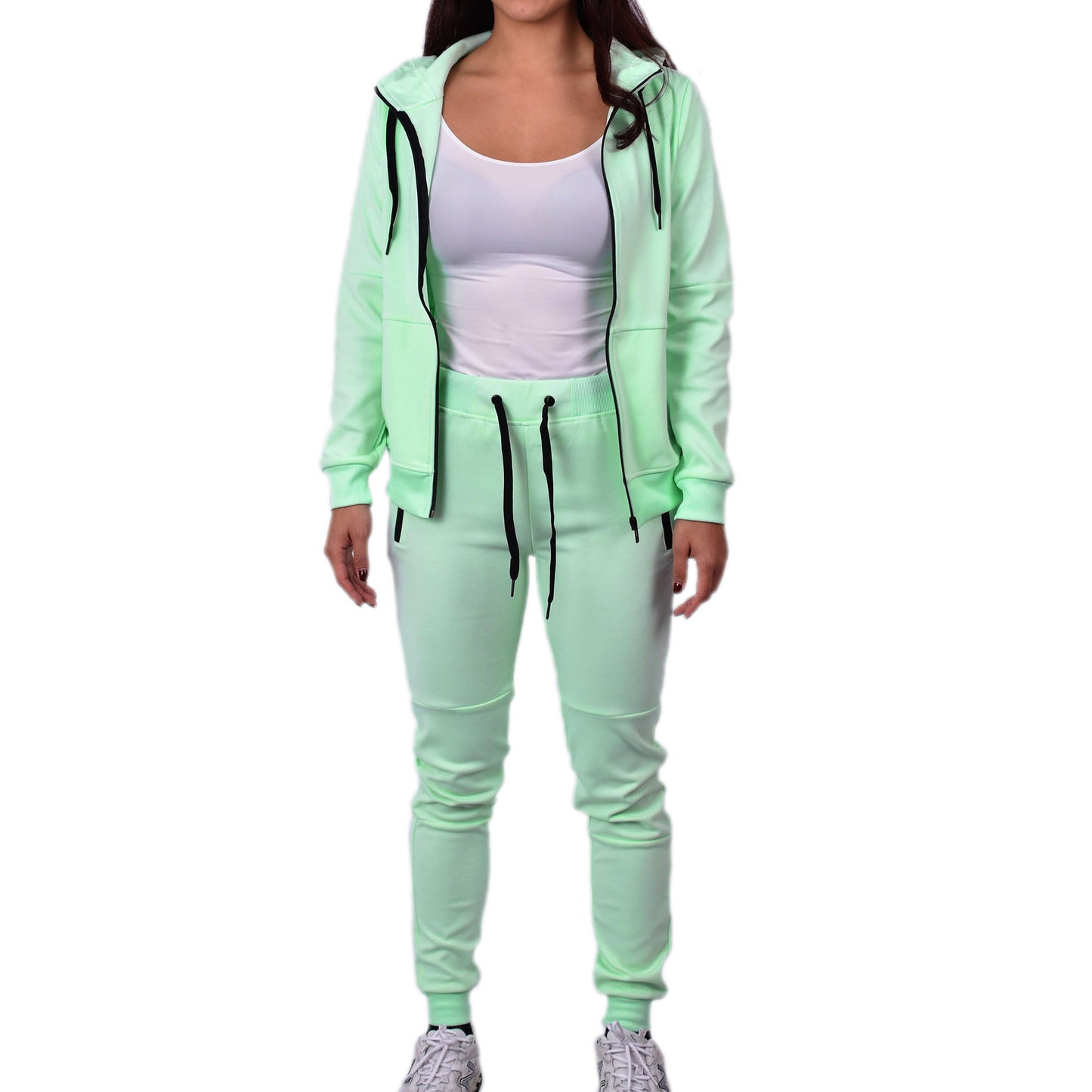 Women's Tech Fleece Tracksuit  - Mint