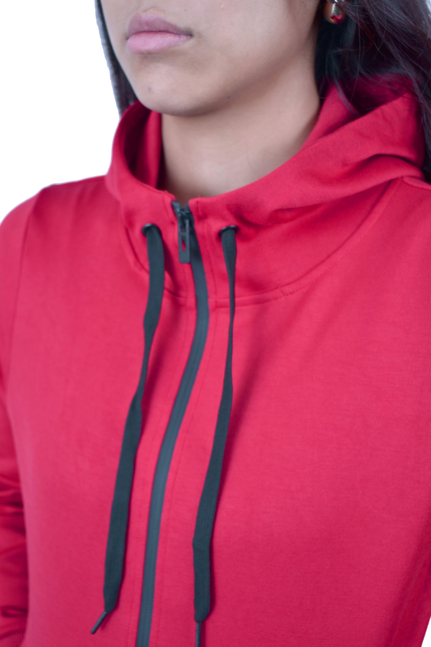 Women's Tech Fleece Tracksuit  - Red