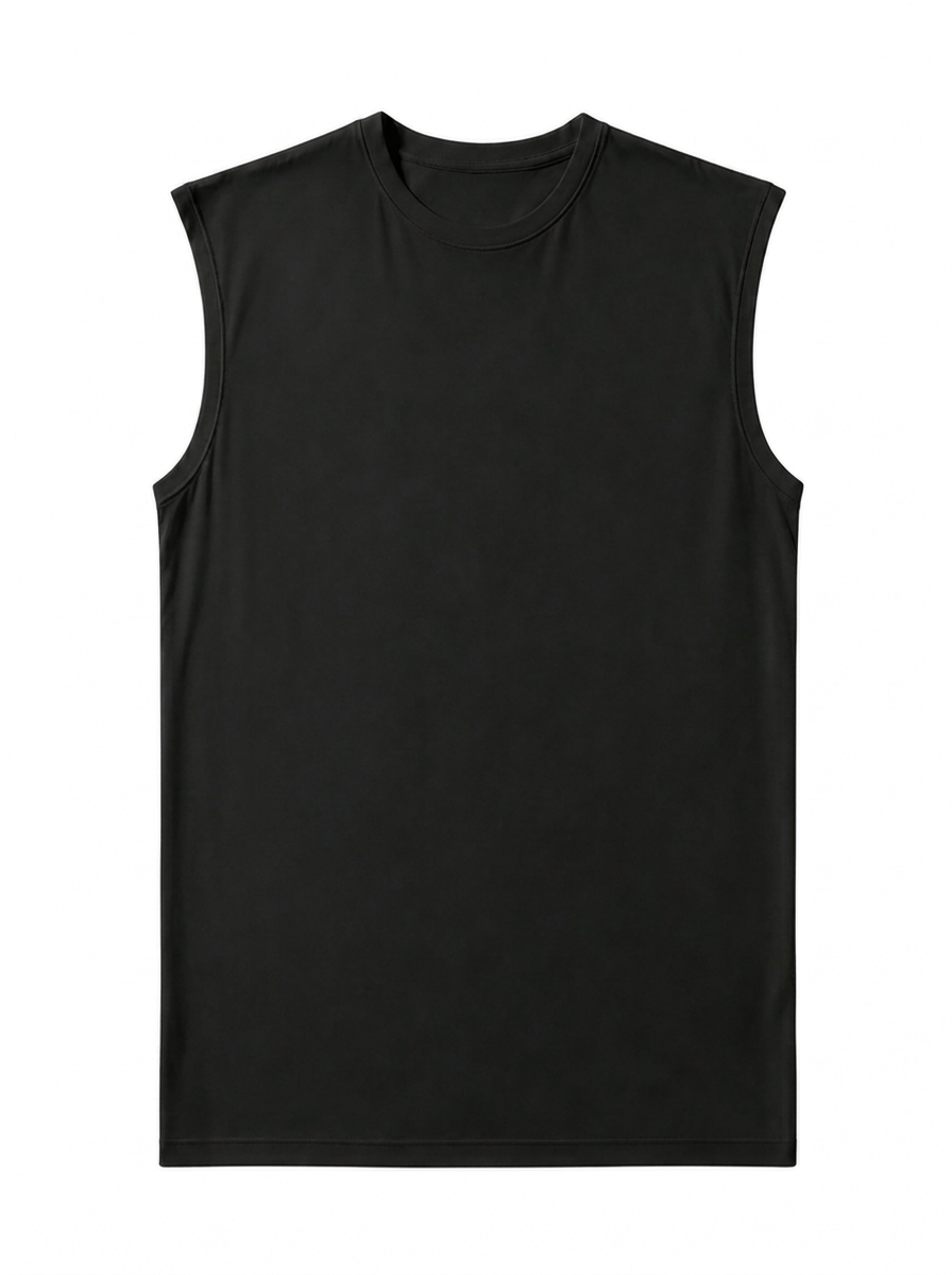 Canvas Muscle Tee - Black