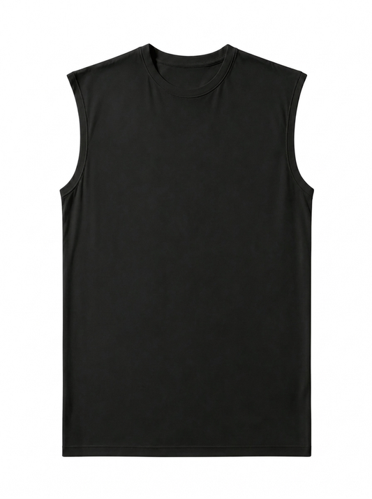 Canvas Muscle Tee - Black