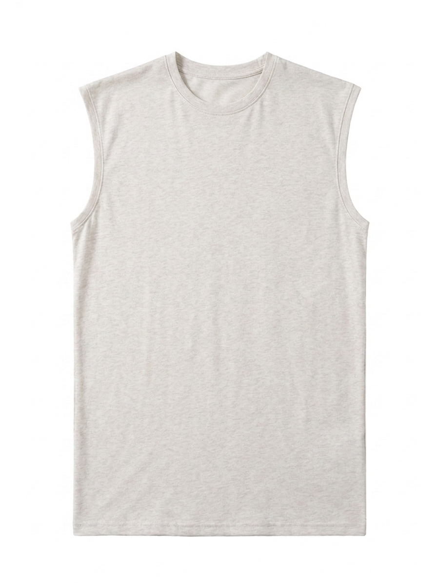 Canvas Muscle Tee - Light Oatmeal
