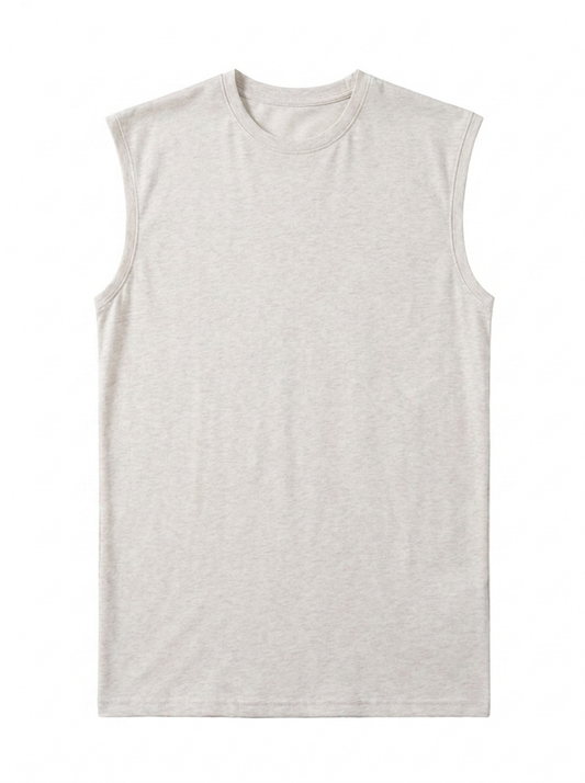Canvas Muscle Tee - Light Oatmeal