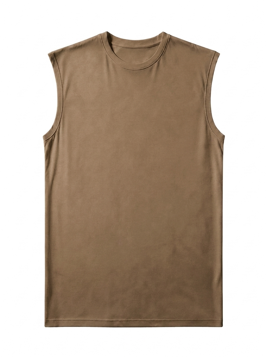 Canvas Muscle Tee - Mocha