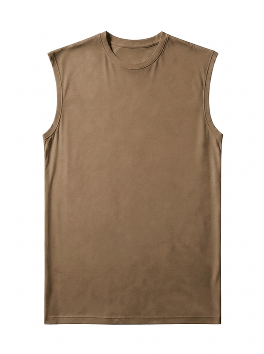 Canvas Muscle Tee - Mocha