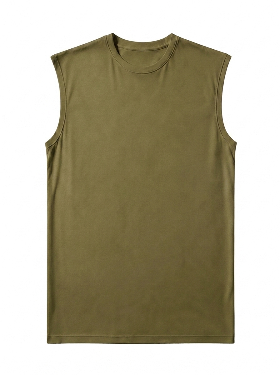 Canvas Muscle Tee - Olive
